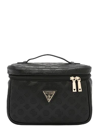 Kulturtasche gold / schwarz