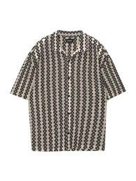 Hemd creme / schwarz