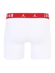 Jordan Boxershorts FLIGHT Cotton Core Boxer Briefs graumeliert/rot/schwarz/weiß