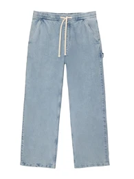 Jeans hellbeige / blue denim / schwarz
