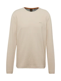 BOSS Herren Langarmshirt Tempesto beige