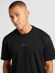 BOSS GREEN T-Shirt Tee 10 mit Rundhalsausschnitt schwarz