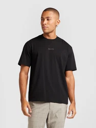 BOSS GREEN T-Shirt Tee 10 mit Rundhalsausschnitt schwarz