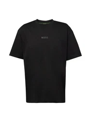 BOSS GREEN T-Shirt Tee 10 mit Rundhalsausschnitt schwarz