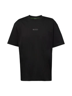 BOSS GREEN T-Shirt Tee 10 mit Rundhalsausschnitt schwarz BOSS GREEN T-Shirt Tee 10 mit Rundhalsausschnitt schwarz