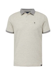Poloshirt hellbeige / marine