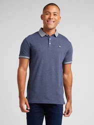 GARCIA Poloshirt marine/weiß