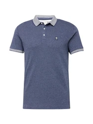 GARCIA Poloshirt marine/weiß