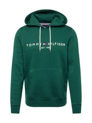 Tommy Hilfiger Sweatshirt TOMMY LOGO HOODY marine/dunkelgrn/rot/wei