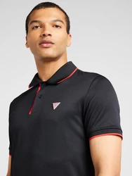 GUESS Poloshirt rot/schwarz