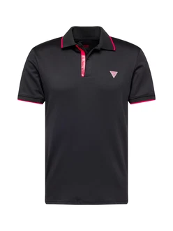 GUESS Poloshirt rot/schwarz
