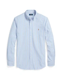 Hemd marine / hellblau / cappuccino / wei