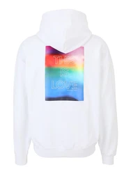 Calvin Klein Jeans Sweatshirt hellblau/lila/orange/weiß