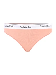 Tanga růžová / černá / offwhite