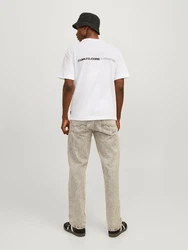 JACK & JONES T-Shirt 'JCOAero' schwarz/weiß