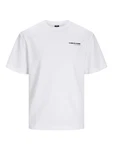 JACK & JONES T-Shirt 'JCOAero' schwarz/weiß
