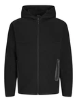 JACK & JONES Sweatjacke Fusion schwarz