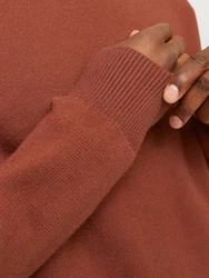 JACK & JONES Pullover 'JORVesterbro' rostbraun