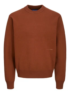 JACK & JONES Pullover 'JORVesterbro' rostbraun