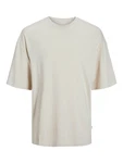 JACK & JONES T-Shirt JJECharge creme