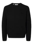 SELECTED HOMME Pullover SLHROSS schwarz
