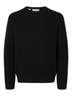 SELECTED HOMME Pullover SLHROSS schwarz SELECTED HOMME Pullover SLHROSS schwarz
