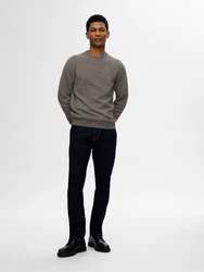 SELECTED HOMME Pullover SLHROSS schlammfarben