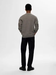 SELECTED HOMME Pullover SLHROSS schlammfarben