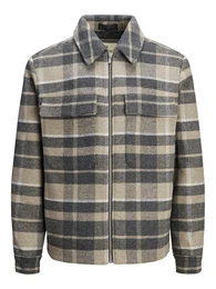 Jacke 'JPRBlurussel' grau / greige / wei