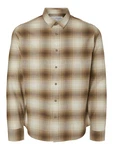SELECTED HOMME Hemd Owen beige/creme/sand