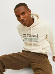 JACK & JONES Sweatshirt Frederiksberg pastellgrn/schwarz/wollwei