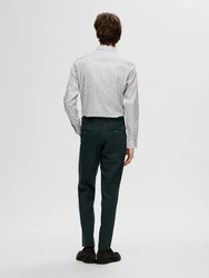 SELECTED HOMME Hemd SLHSoho-Ethan hellbeige/enzian/hellgrau/wei