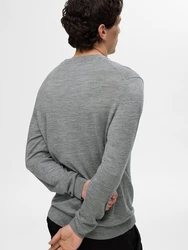 SELECTED HOMME Pullover SLHTray graumeliert