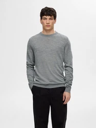 SELECTED HOMME Pullover SLHTray graumeliert