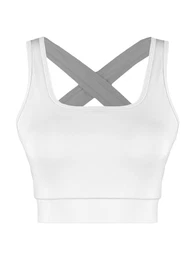 Sportovní podprsenka bílá
