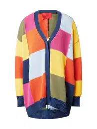 MAX&Co. Kardigan námořnická modř / světlemodrá / žlutá / oranžová