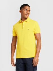 Tommy Hilfiger Poloshirt Core 1985 1985 SLIM POLO navy/gelb/rot