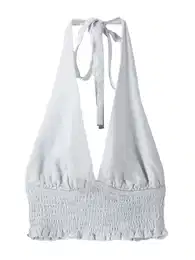 Top pastelno plava