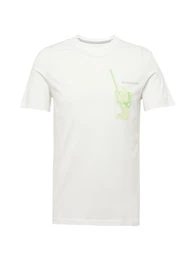 T-Shirt hellgelb / hellgrn / schwarz / offwhite