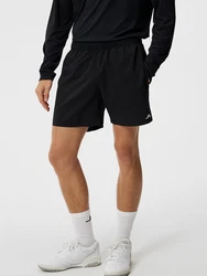 J.Lindeberg Sportshorts 'Preston' schwarz/weiß