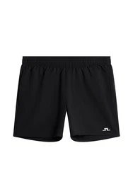 J.Lindeberg Sportshorts 'Preston' schwarz/weiß