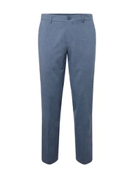 Bundfaltenhose blau