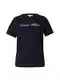 TOMMY HILFIGER Tričko  marine modrá / červená / bílá