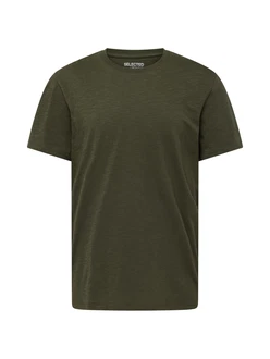 SELECTED HOMME T-Shirt SLHASPEN oliv