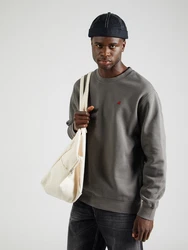 REPLAY Sweatshirt dunkelgrau/rot