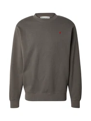 REPLAY Sweatshirt dunkelgrau/rot