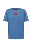 HUGO T-Shirt Diragolino212 10229761 01 blau denim/rot/schwarz HUGO T-Shirt Diragolino212 10229761 01 blau denim/rot/schwarz