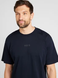 BOSS GREEN T-Shirt Tee 10 mit Rundhalsausschnitt navy/schwarz