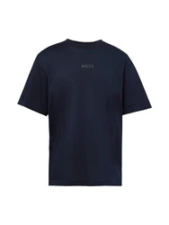 BOSS GREEN T-Shirt Tee 10 mit Rundhalsausschnitt navy/schwarz