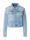 Tommy Jeans Prehodna jakna 'IZZIE'  marine / moder denim / rdeča / bela